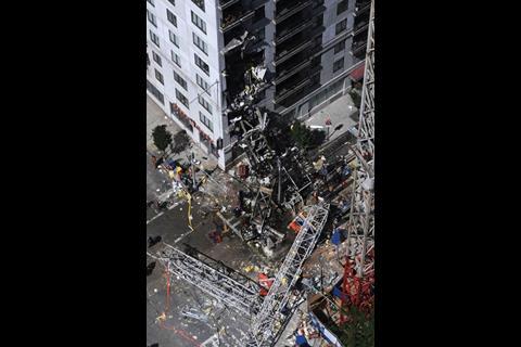 The crane crash on 51st Street in March, which killed seven people and injured 17